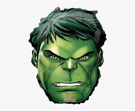 Avengers Assemble - Hulk Cartoon Face Transparent PNG - 600x600 - Free Download on NicePNG