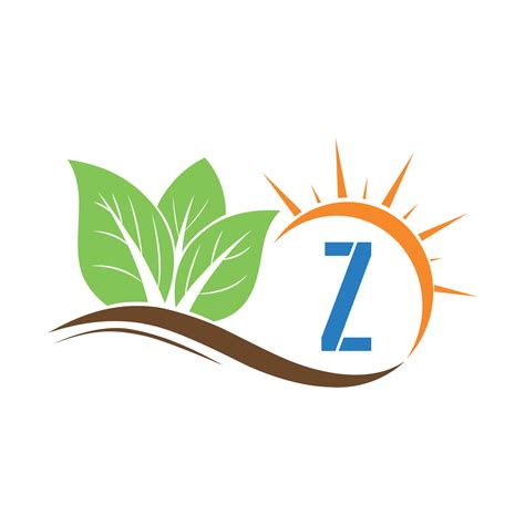 Ecology logo design with Alphabets Capital Z 22797909 Vector Art at ...