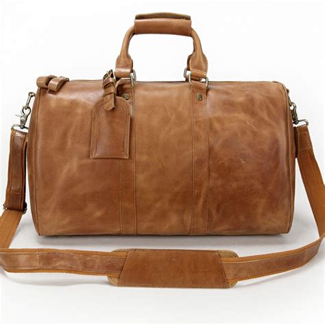 Leather Gym Bag - All Fashion Bags