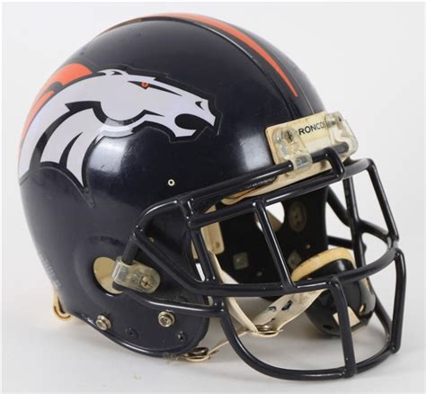 Lot Detail - 1990's Denver Broncos Game Worn Helmet (MEARS LOA)