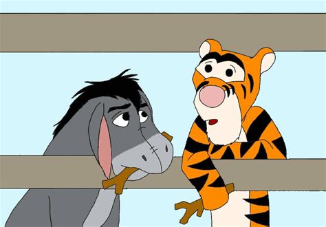 Eeyore and Tigger by PhoenixFirre on DeviantArt