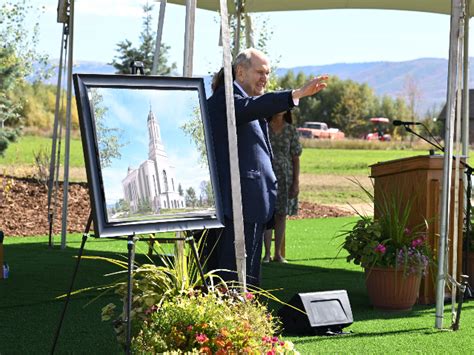 Prophet Presides at Groundbreaking for Heber Valley Temple