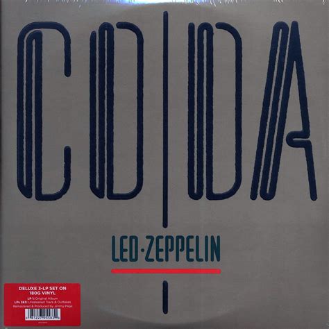 SEALED NEW LP Led Zeppelin - Coda (Deluxe Edition) | eBay