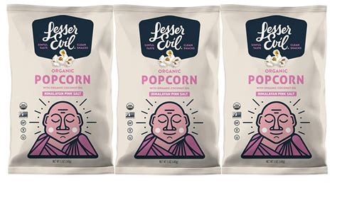 Lesser Evil Organic Popcorn | The Best Healthy Snacks | POPSUGAR Food ...