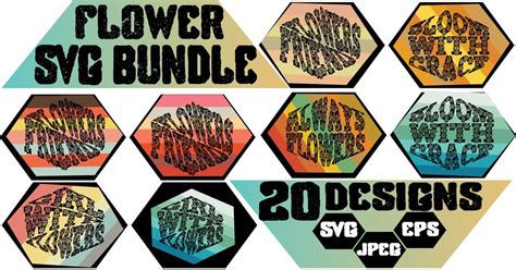 Flower SVG Bundle Bundle · Creative Fabrica