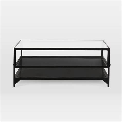 Square Shadow Box Coffee Table - Large | West Elm Oval Coffee Tables ...