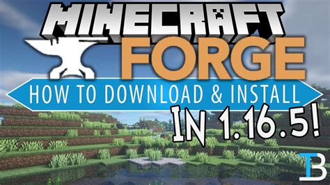 How To Download & Install Forge for Minecraft 1.16.5 - YouTube