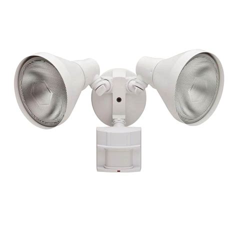 Defiant 180 Degree White Motion-Sensing Outdoor Security-Light-DF-5416-WH-A - The Home Depot