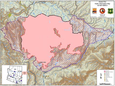 Horton Fire Map 6-30-21.JPG | Arizona Emergency information Network