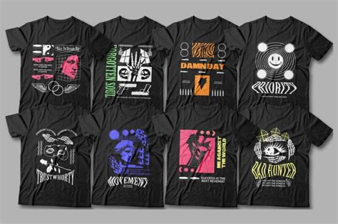 Urban streetwear t shirt designs vector bundle, cool t shirt design, t ...