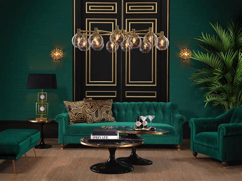 Pin by Amor Corquette on Mood board in 2020 | Dark green living room, Green walls living room ...