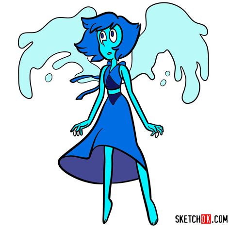 Lapis Lazuli Coloring Page Steven Universe