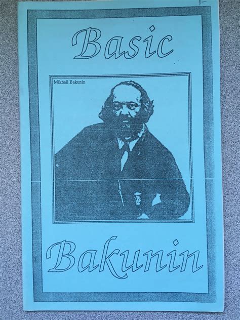 Basic Bakunin – Rebel Hearts Publishing