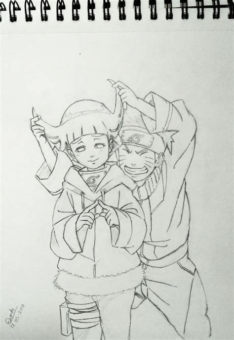 Naruto & Hinata. PENCIL DRAWING. : r/Naruto