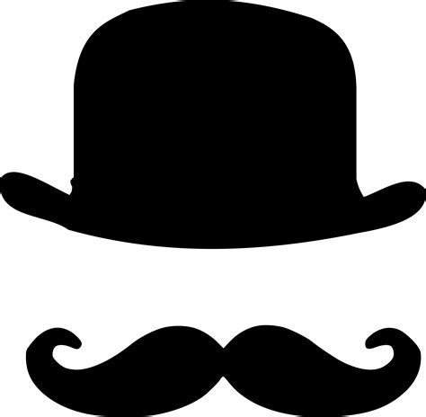 Mustache Silhouette Clip Art at GetDrawings | Free download