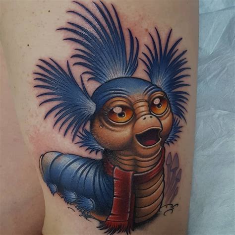 The Worm Tattoo | Labyrinth tattoo, Tattoos, Tattoo artists