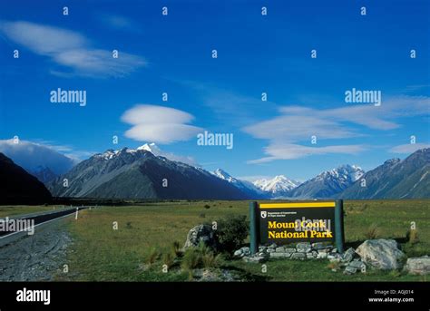 Mount Cook National Park South Island New Zealand Stock Photo - Alamy