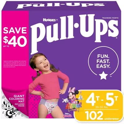 Huggies Pull-Ups Training Pants for Girls, Choose Size - Sam's Club