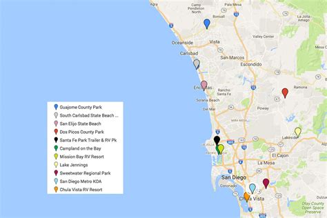 How to Find a San Diego Campground or RV Park