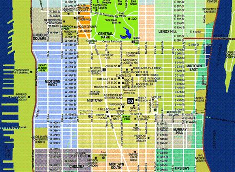 Printable Map Of Midtown Manhattan | Stephenson