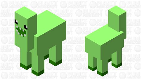 Bunchie/Green Llama actual llama version Minecraft Mob Skin