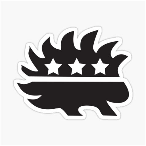 "Libertarian Party Porcupine" Sticker for Sale by teedesiigner | Redbubble