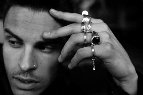 Baptiste Giabiconi - men jewellery, male, rings, piercing Gold Jewellry, Gold Jewelry Earrings ...