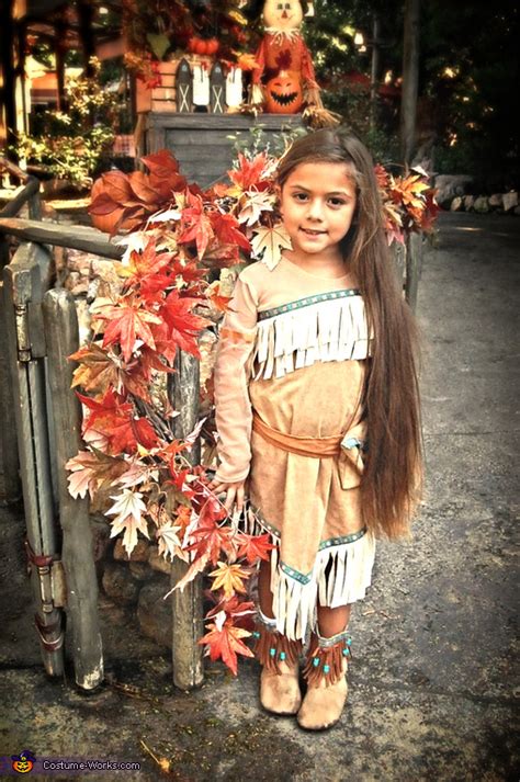 Pocahontas and Meeko Kids Halloween Costumes - Photo 3/5