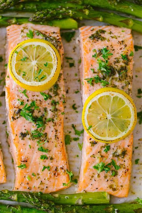 One-Pan Salmon Asparagus Recipe (VIDEO) - NatashasKitchen.com