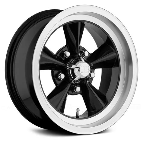 U.S. MAGS® STANDARD 1 PC Wheels - Gloss Black with Diamond Lip Rims