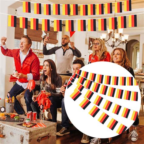 2024 European Football Championship Bunting Flags Germany Flag Bunting ...