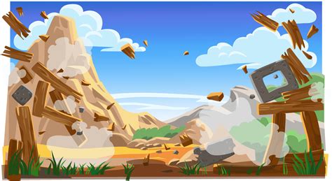 [Background]Angry Birds Classic:Title Screen by nikitabirds on DeviantArt