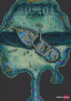 53 D&d shipwreck battle maps ideas | dungeon maps, fantasy map, tabletop rpg maps