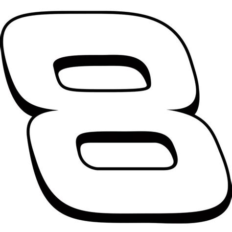 Dale Earnhardt Jr 8 Logo Clipart