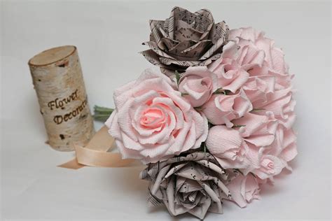 wedding bouquet paper wedding bouquet bridal bouquet paper