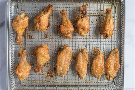 Air Fryer Chicken Wings (Crispy with Buffalo Hot Sauce) - Courtney's Sweets