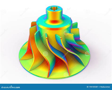 Finite Element Analysis Racing Car Stock Illustration | CartoonDealer.com #90827599