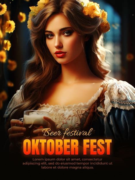 Premium PSD | Oktoberfest banner design