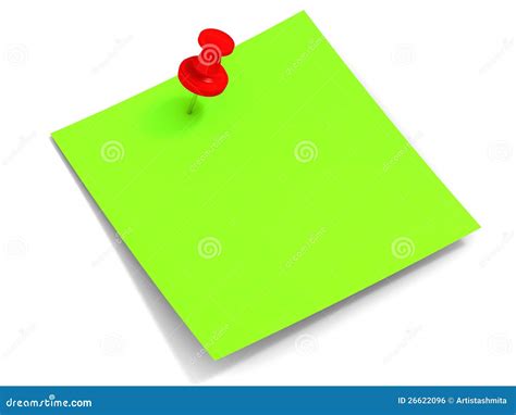 Sticky reminder note stock illustration. Illustration of memo - 26622096