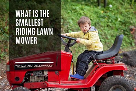 Top 7 Smallest Riding Lawn Mowers in 2023 | CrabgrassLawn