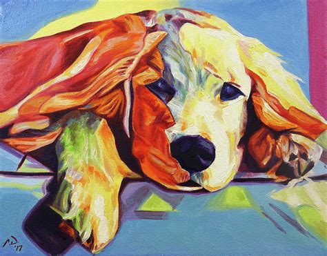 Pop Art Golden Retriever Puppy Painting by Cameron Dixon - Fine Art America