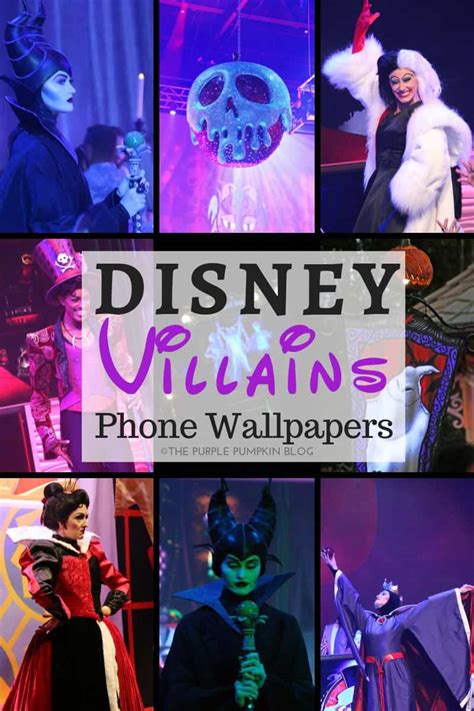 Disney Villains Phone Wallpapers | Halloween Phone Wallpapers