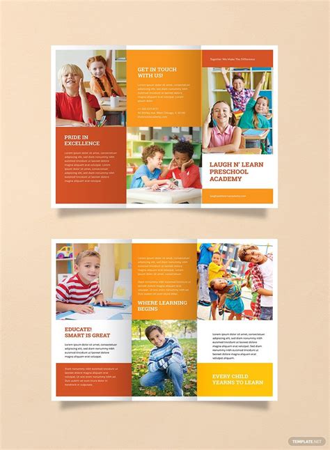 Play School Leaflet Design