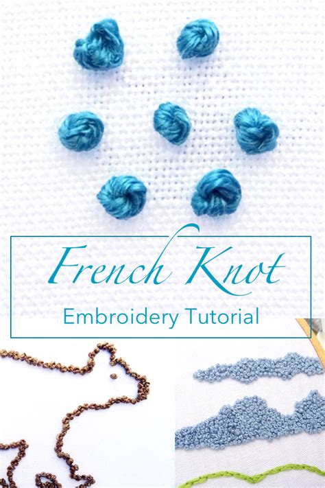 French Knot Embroidery Tutorial - Wandering Threads Embroidery