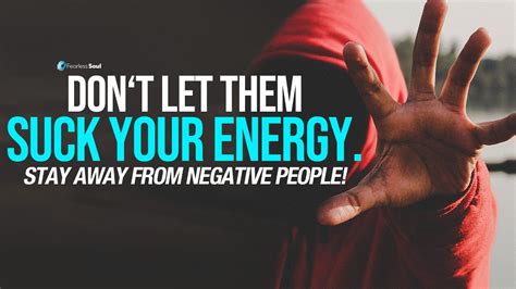 Stay Away from Negative People (Inspirational Speech) - Fearless Soul ...