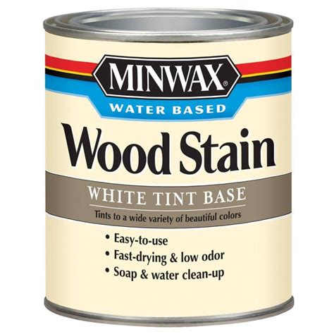 Minwax 1 qt. Water Based Wood Stain-61806 - The Home Depot