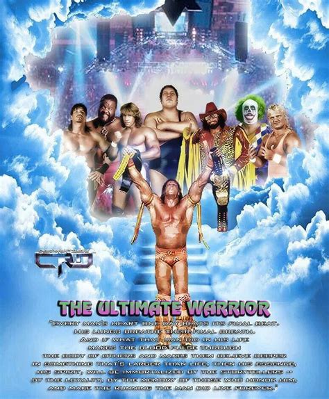 Ultimate Warrior | Ultimate warrior, Wrestling posters, Warrior