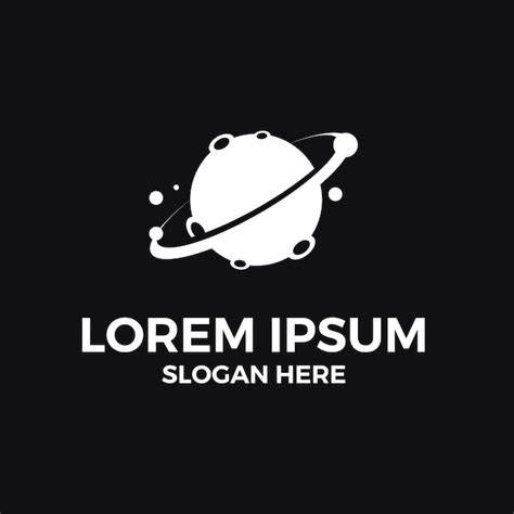 Premium Vector | Space planet logo design template