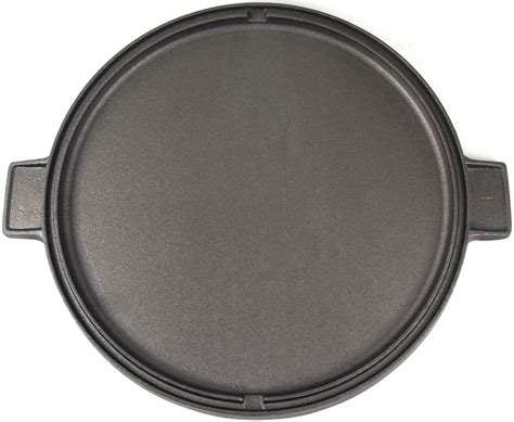 Cast Iron 14 Inch Round Reversible Camping Griddle And Grill Griddle ...