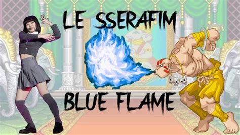 LE SSERAFIM 르세라핌 - Blue Flame Rock Cover - YouTube